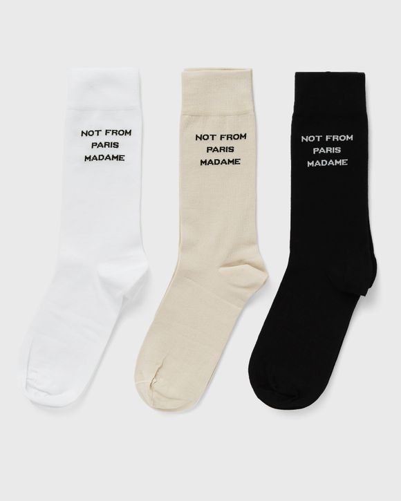 Drole de Monsieur Le Pack de Chaussettes Slogan Multi BSTN Store