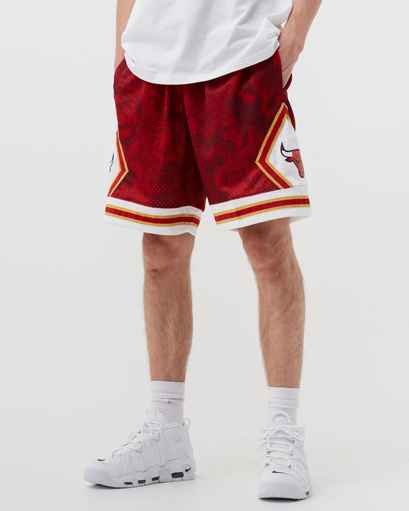 Mitchell & Ness Men NBA Chicago Bulls CNY 4.0 Swingman Short Red  PFSW1249CBU97R (CaribbeanpoultryShops)