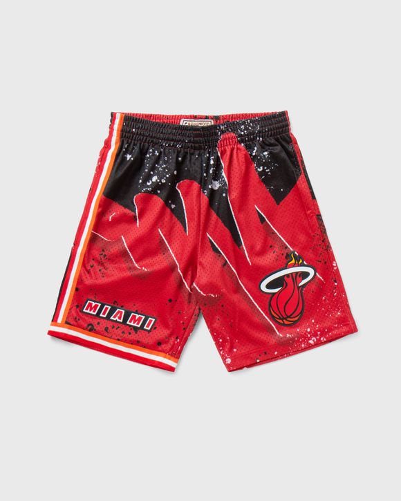 Men's Mitchell & Ness Cream Miami Heat Chainstitched Swingman Shorts Size: Small