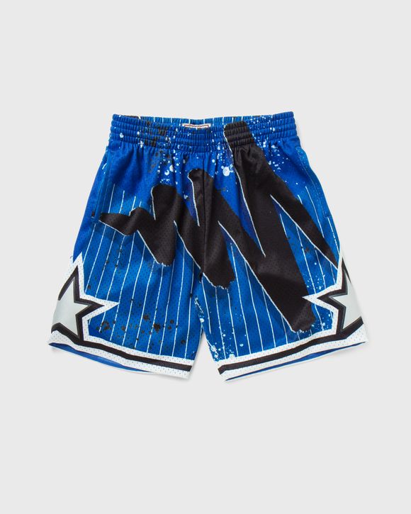 Men's Mitchell & Ness Blue/Black Orlando Magic Jumbotron 3.0 Shorts