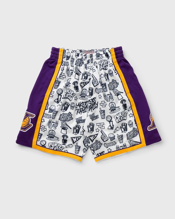 Mitchell & Ness NBA DOODLE SWINGMAN SHORTS LAKERS 2009 Multi | BSTN Store