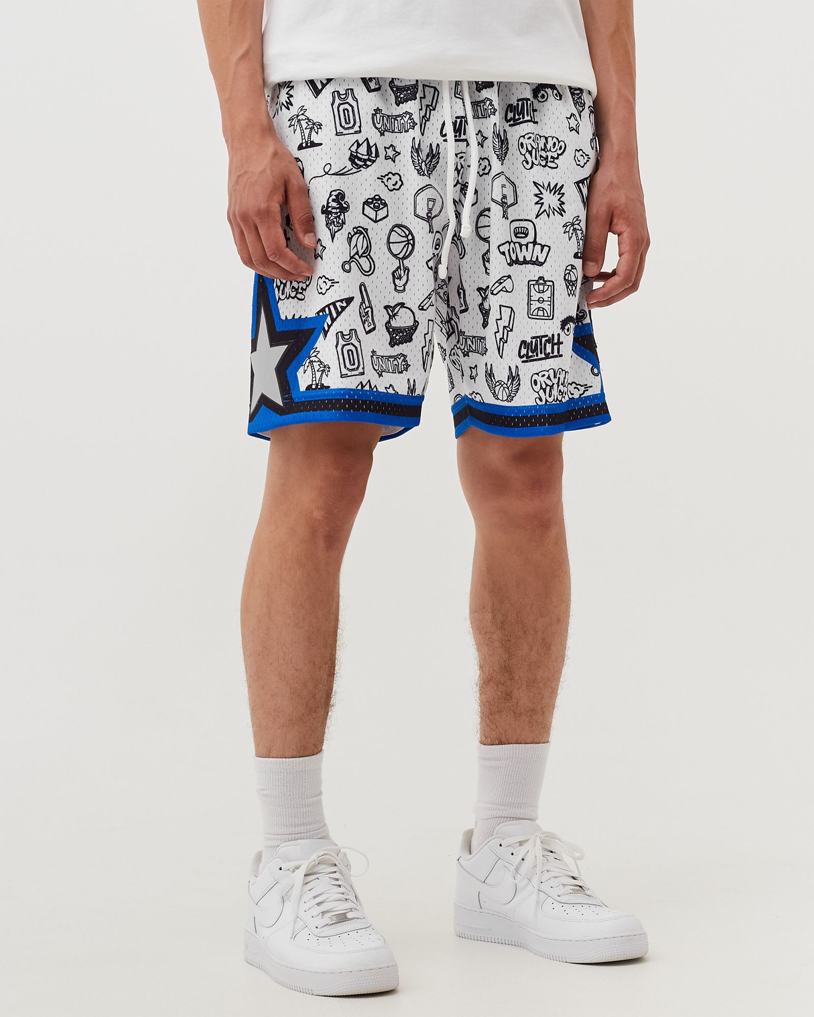 NBA DOODLE SWINGMAN SHORTS MAGIC 1994