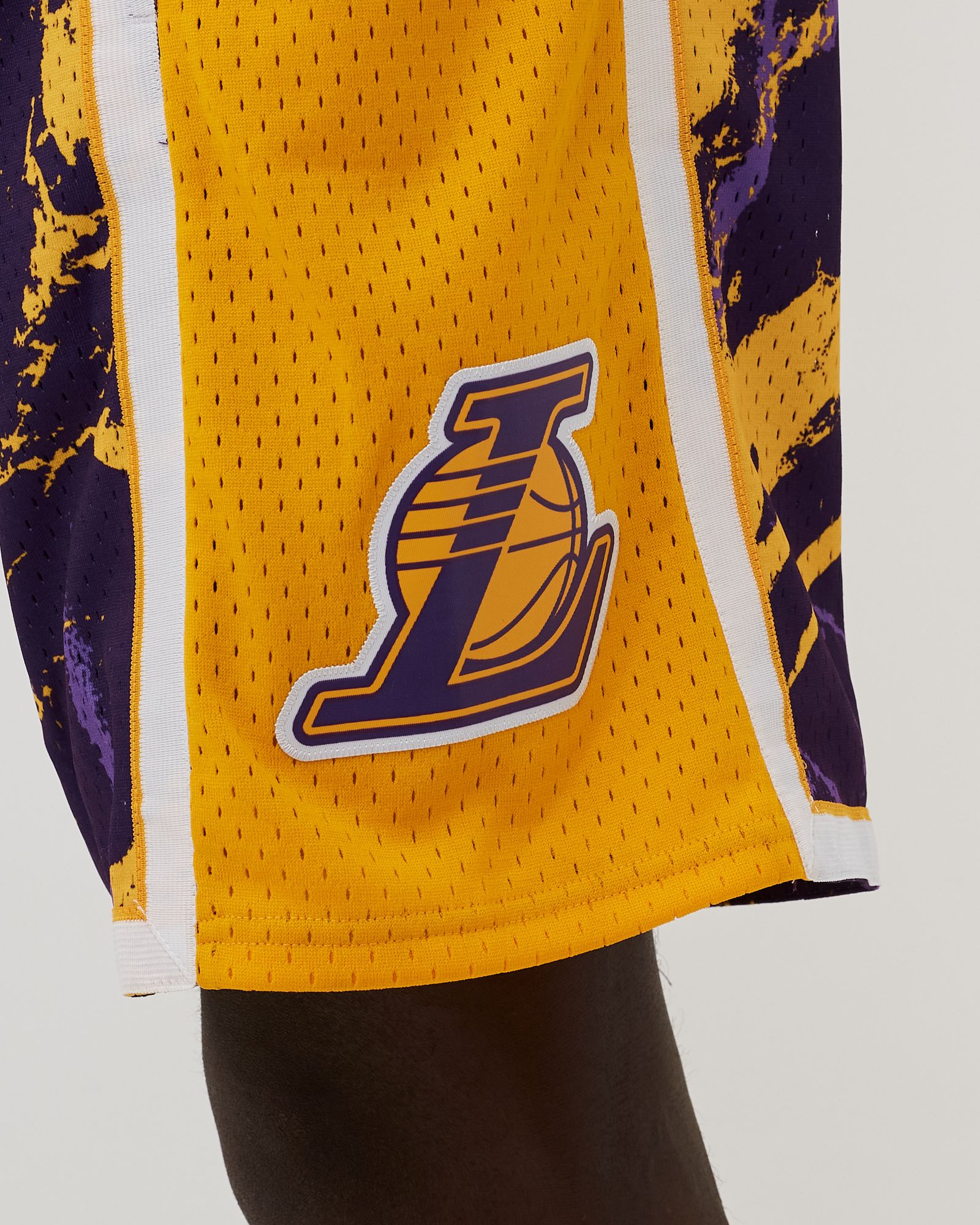 NBA TEAM MARBLE SWINGMAN SHORTS LAKERS 2009