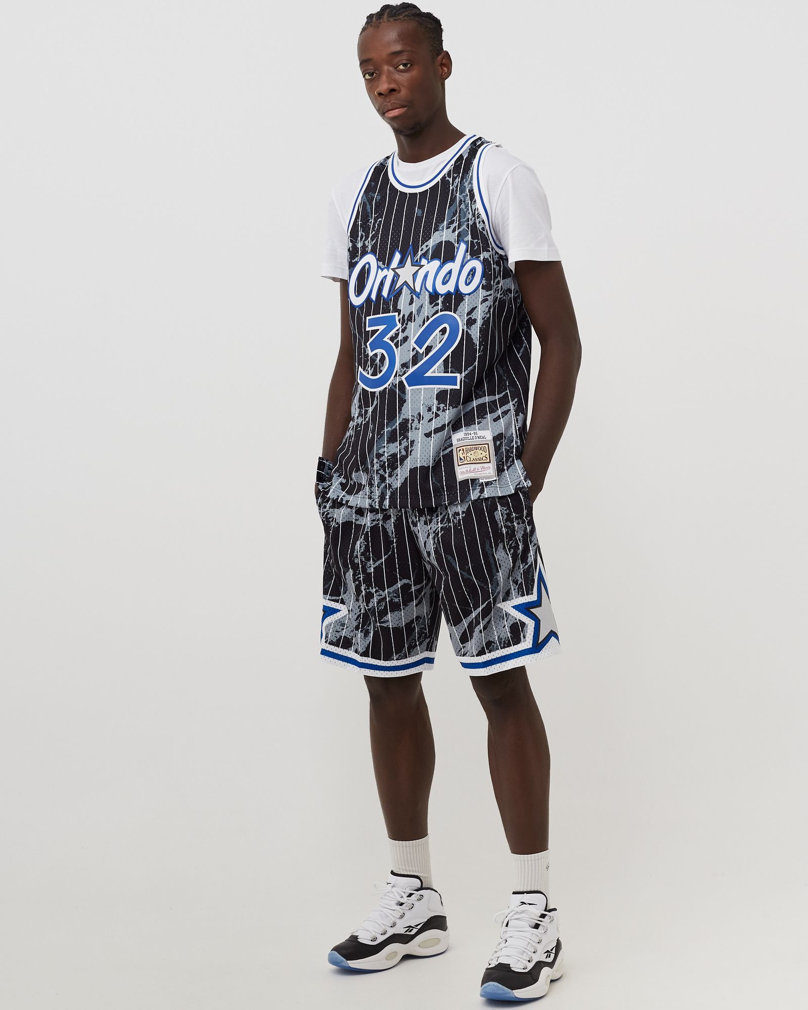 NBA TEAM MARBLE SWINGMAN SHORTS MAGIC 1994