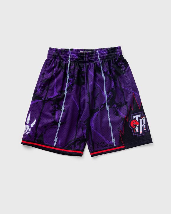 Mitchell & Ness Los Angeles Lakers Marble Swingman Shorts Purple - Size XL