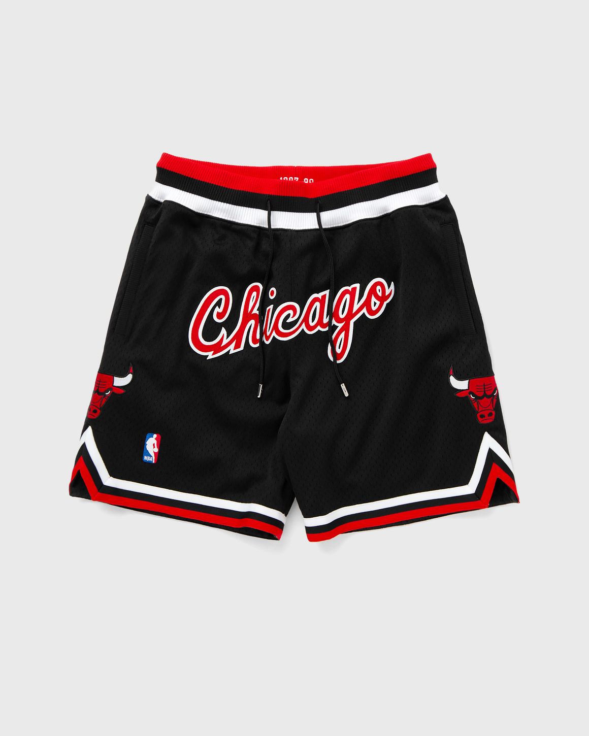 Mitchell Ness NBA SHORTS JUST DON 7 INCH CHICAGO BULLS Black BLACK RED