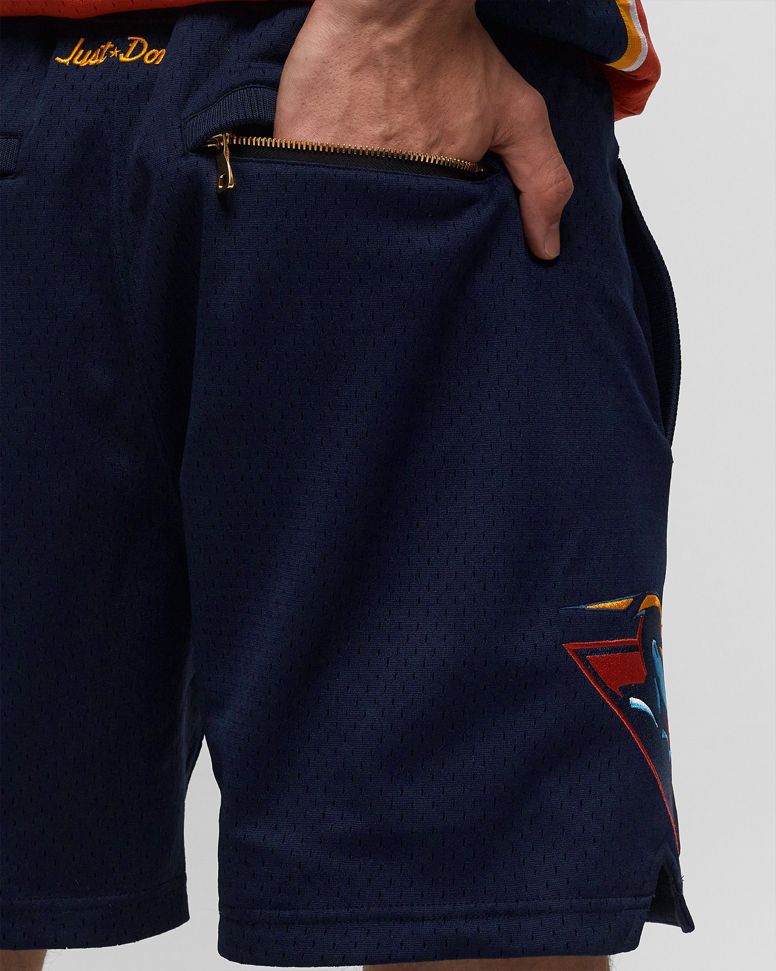 NBA 【JUST★DON / ジャスト・ドン】WARRIORS　サイズXL Mitchell & Ness NBA SHORTS JUST DON 7 INCH GOLDEN STATE