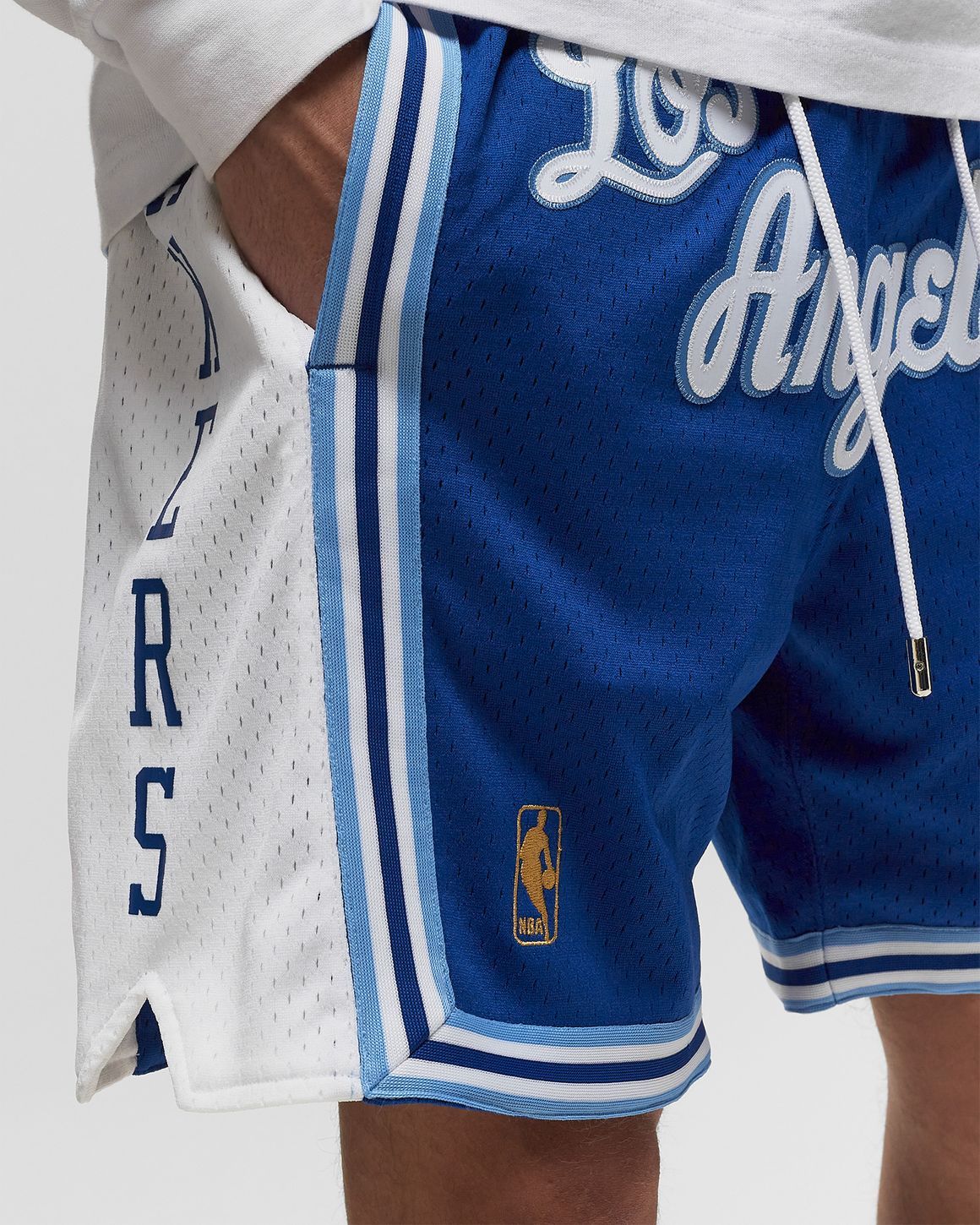 Mitchell & Ness NBA SHORTS JUST DON 7 INCH LA LAKERS Blue/White | BSTN Store