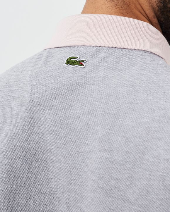 SHORT SLEEVED RIBBED COLLAR SHIRT