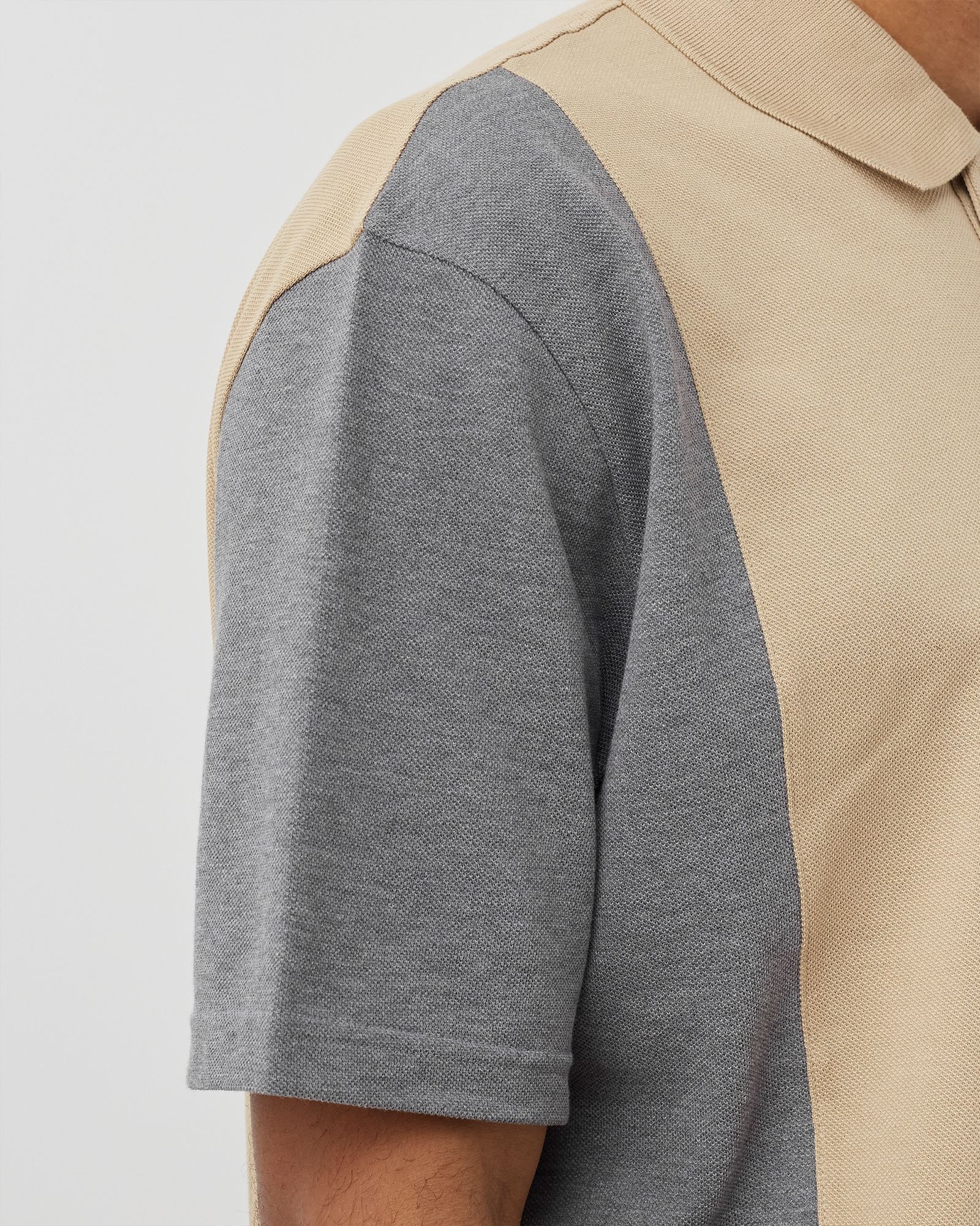 Colorblock Cotton Piqué Polo Shirt