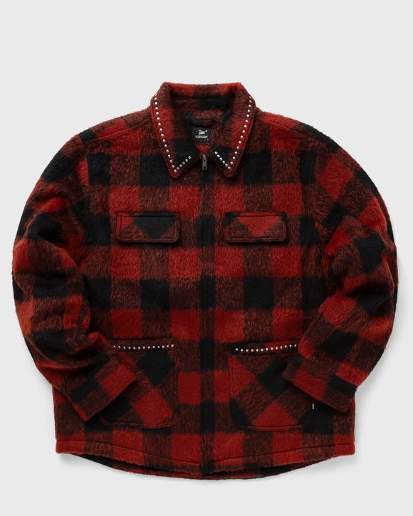 PATTA CHECK CAR COAT Red | BSTN Store