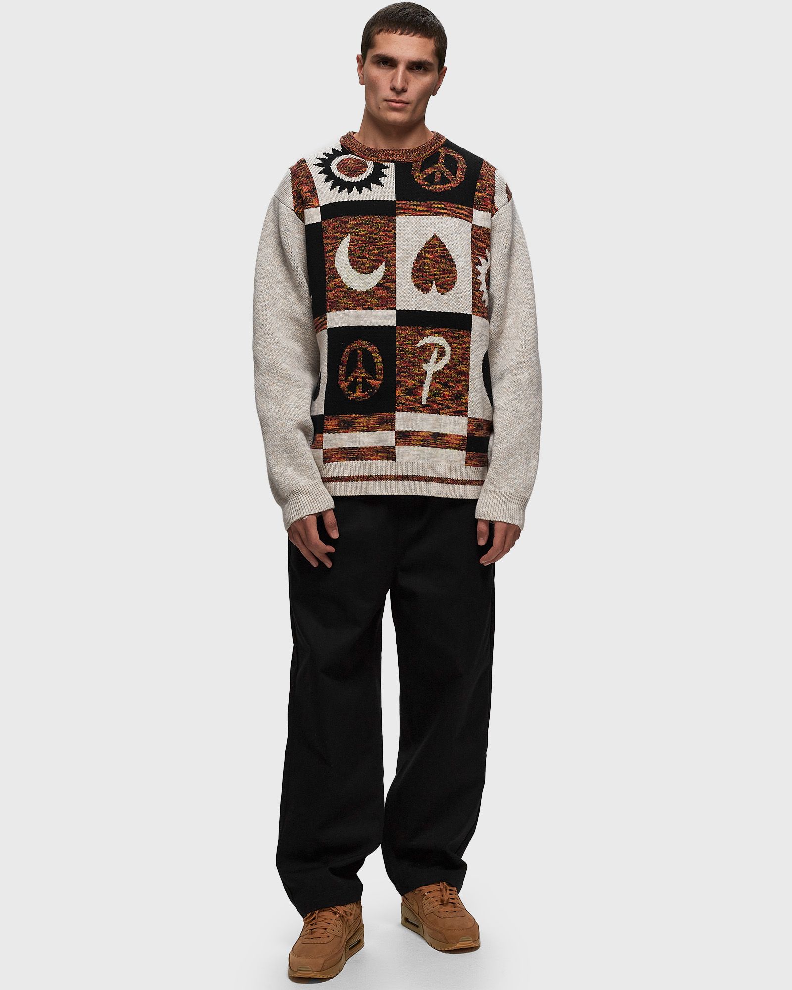 JACQUARD CRAYON KNITTED LONGSLEEVE