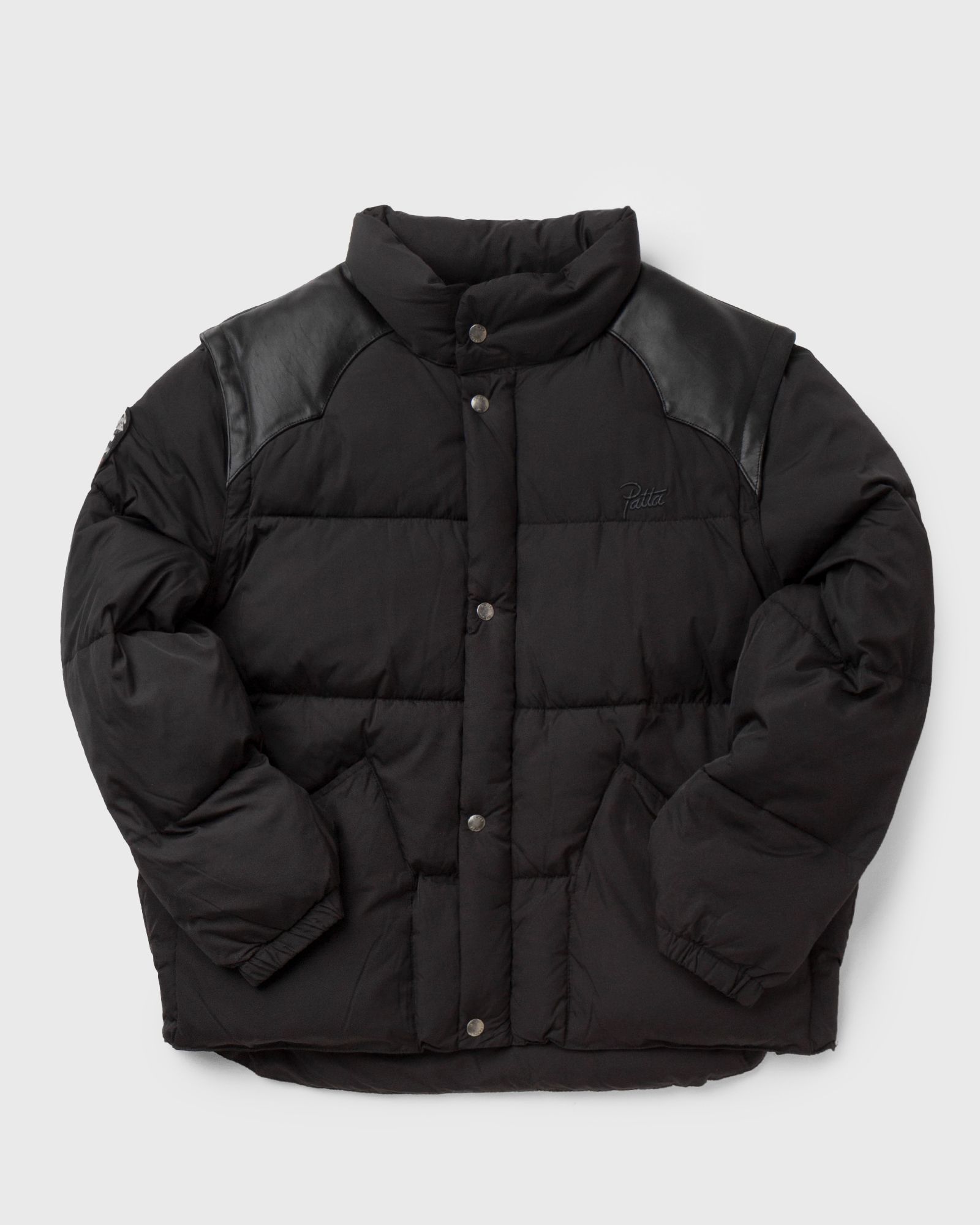 PATTA Zip-Off Sleeve Puffer Jacket BLACK men Jackets & Coats now ...