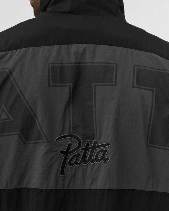 PATTA PATTA ATHLETIC TRACK JACKET Black - BLACK / CHARCOAL GRAY