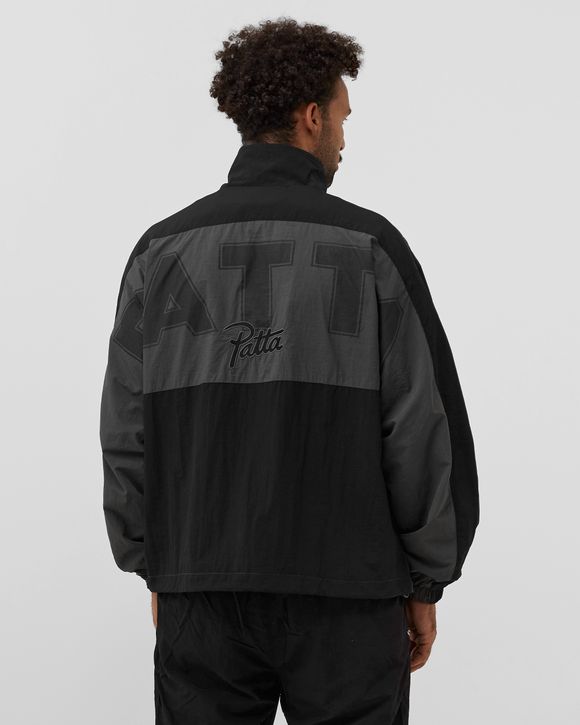 PATTA PATTA ATHLETIC TRACK JACKET Black BLACK CHARCOAL GRAY