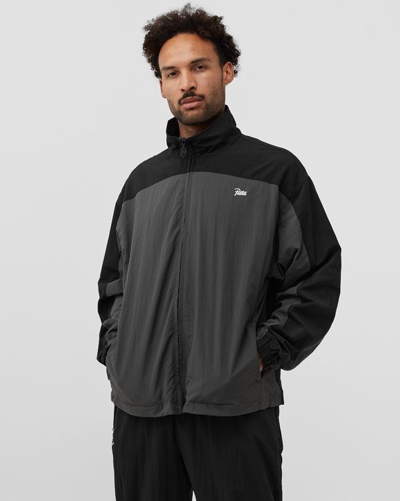 PATTA PATTA ATHLETIC TRACK JACKET Black - BLACK / CHARCOAL GRAY