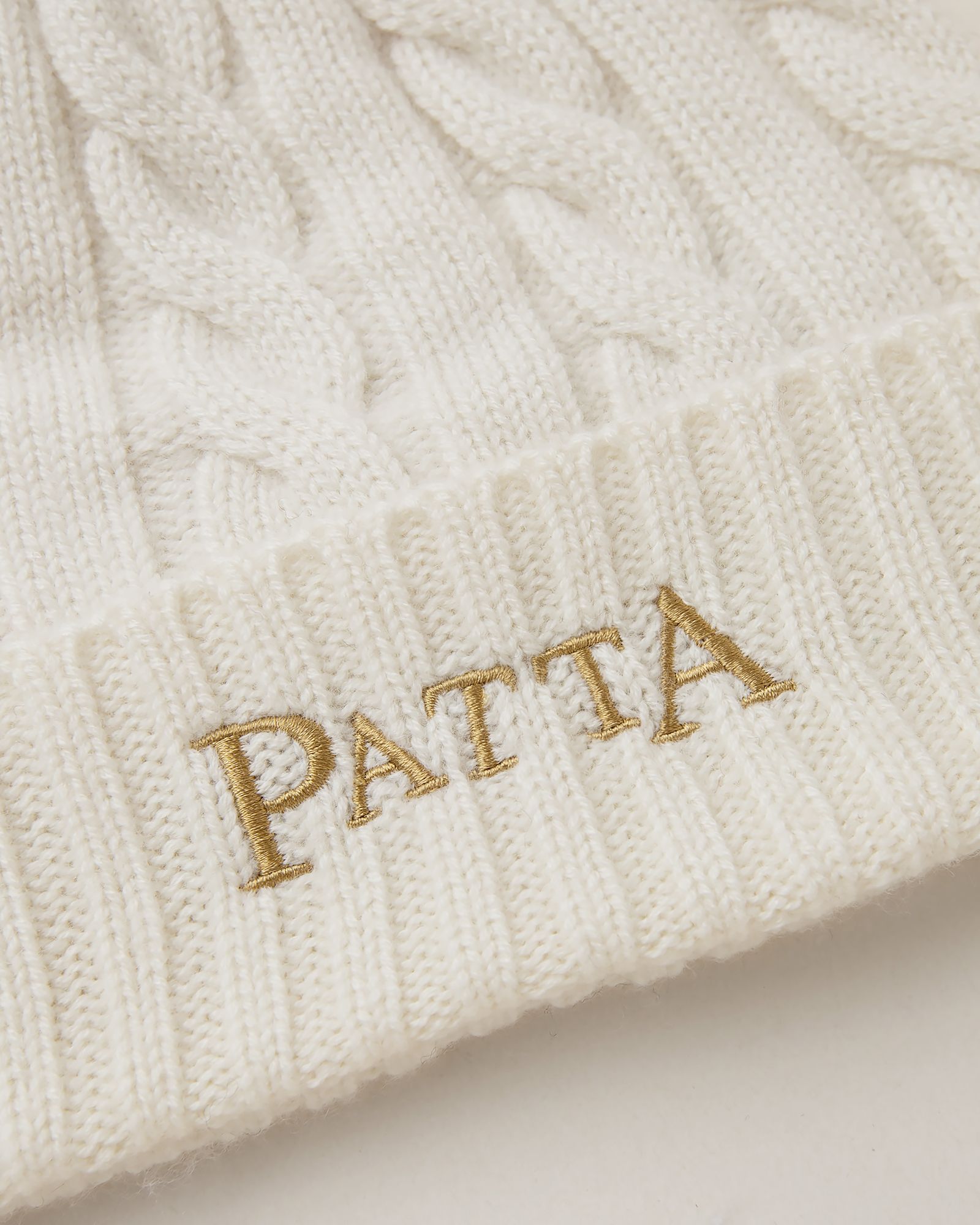 PATTA CABLE KNITTED BEANIE