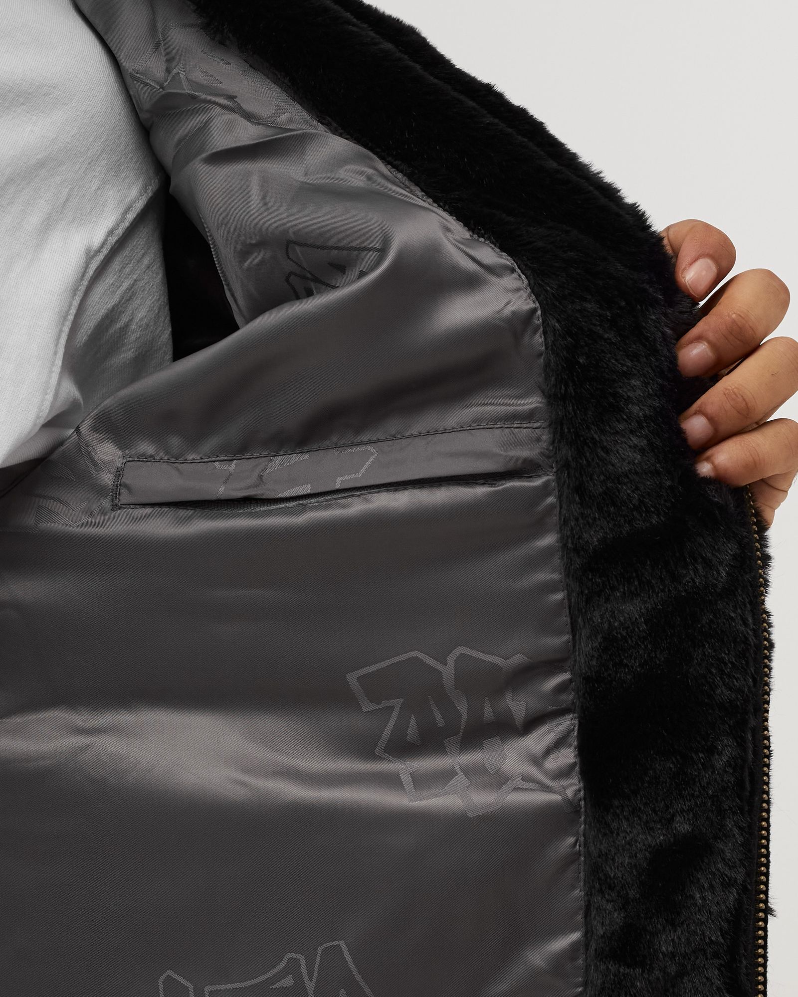 PATTA FAUX FUR COACH JACKET