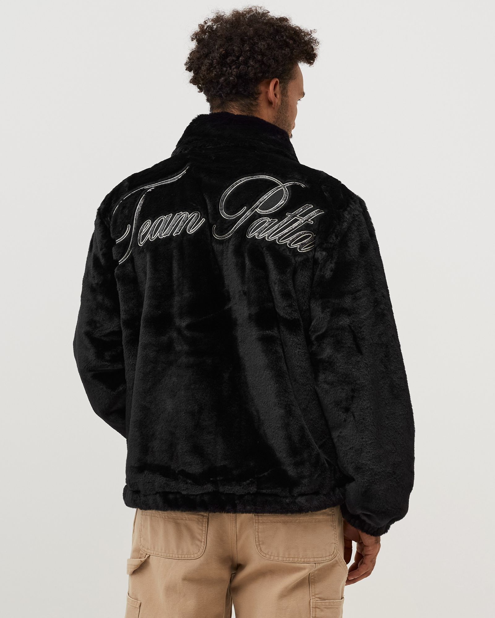 PATTA FAUX FUR COACH JACKET