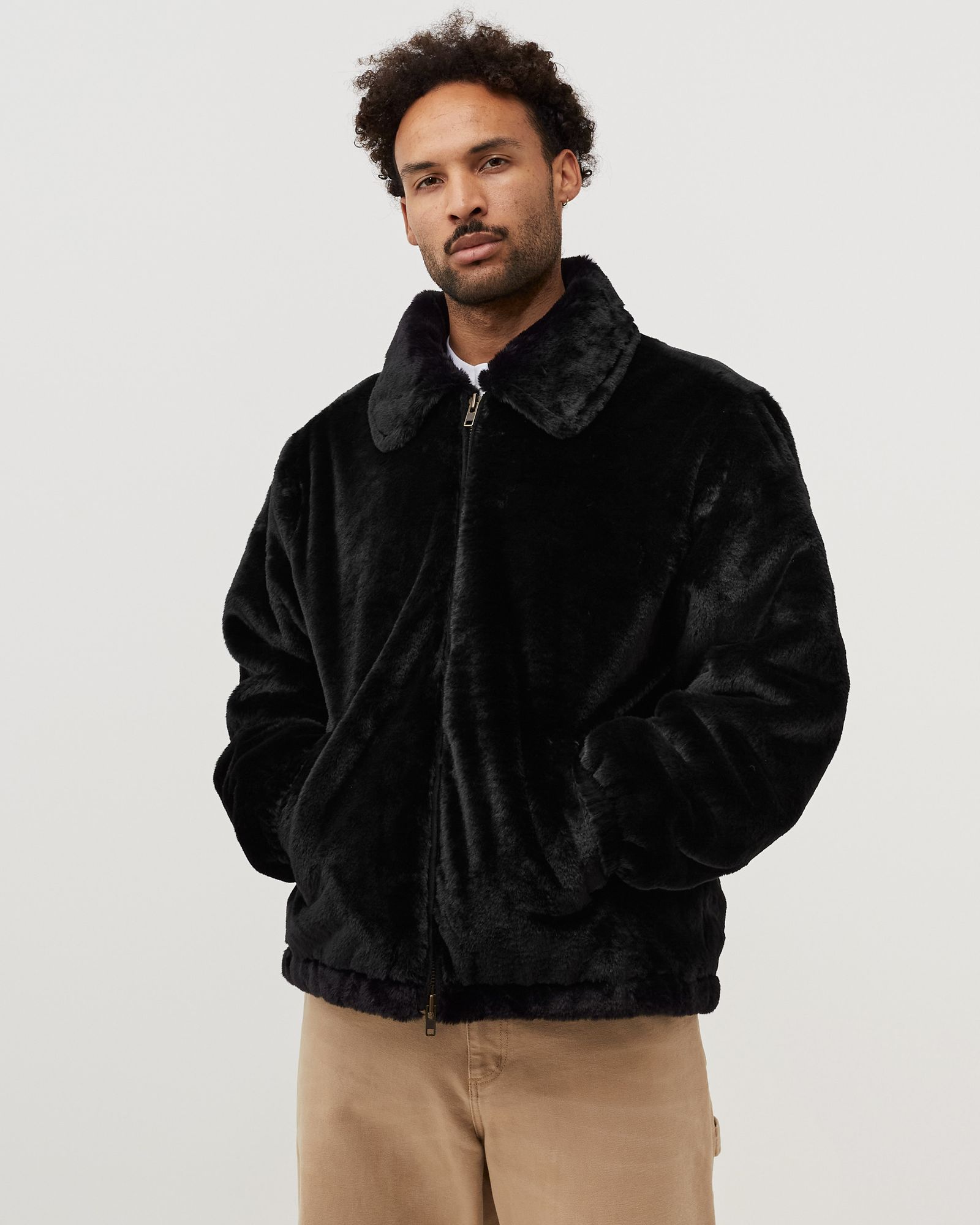 PATTA FAUX FUR COACH JACKET