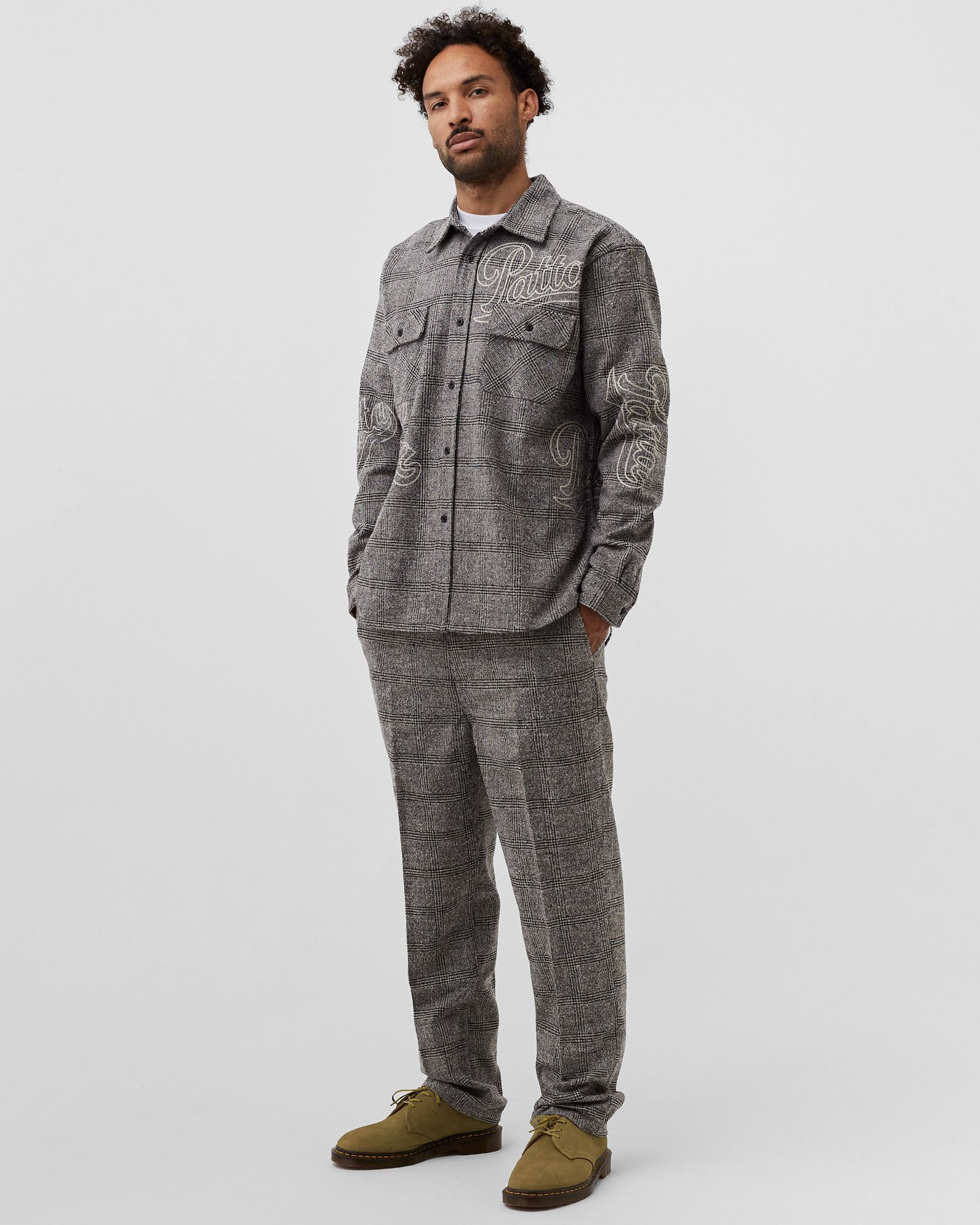 PATTA POW CHECK SUIT PANTS