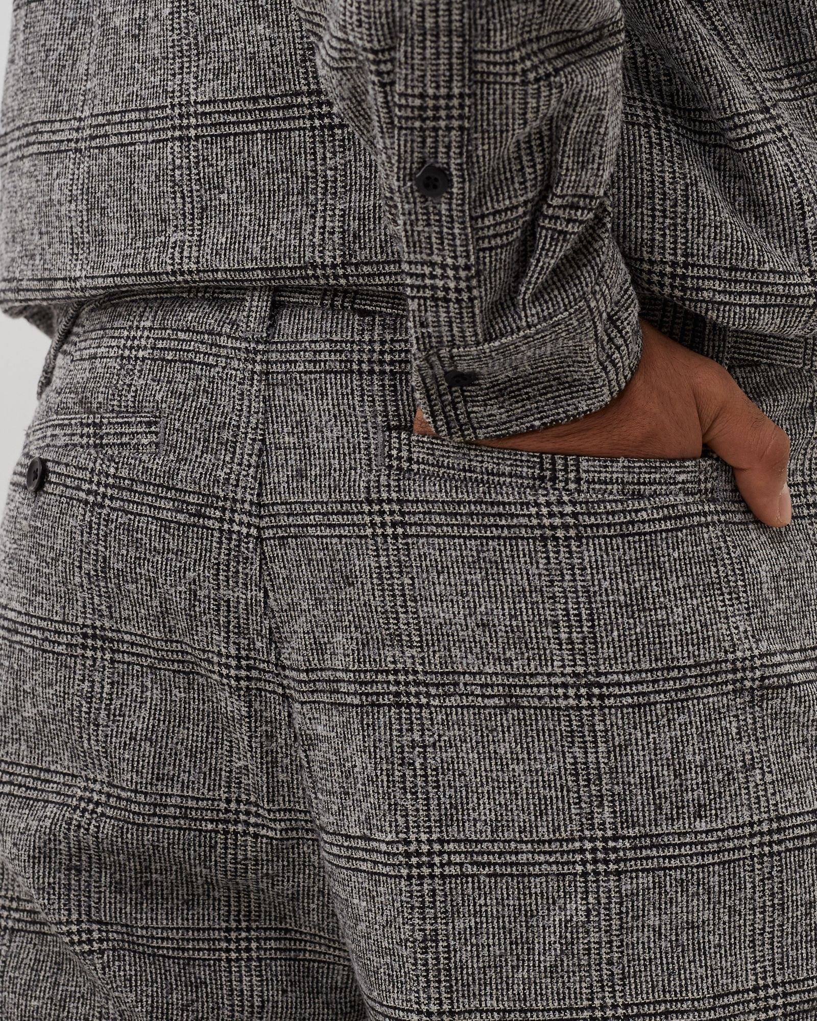 PATTA POW CHECK SUIT PANTS