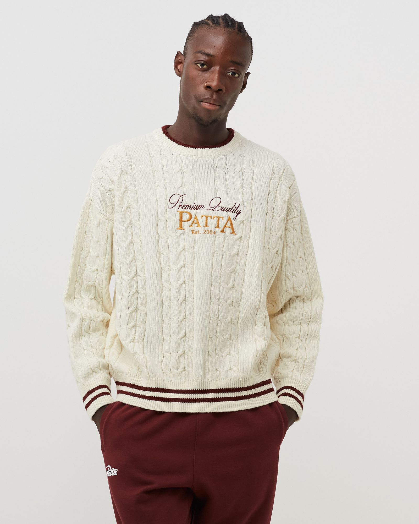 PATTA PREMIUM CABLE KNITTED SWEATER
