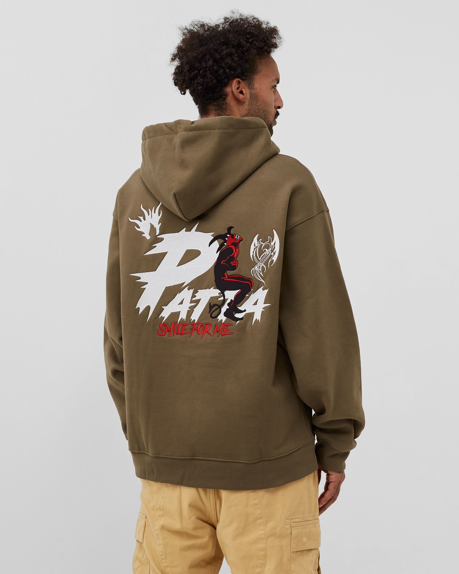 PATTA SMILE FOR ME BOXY HOODED SWEATER