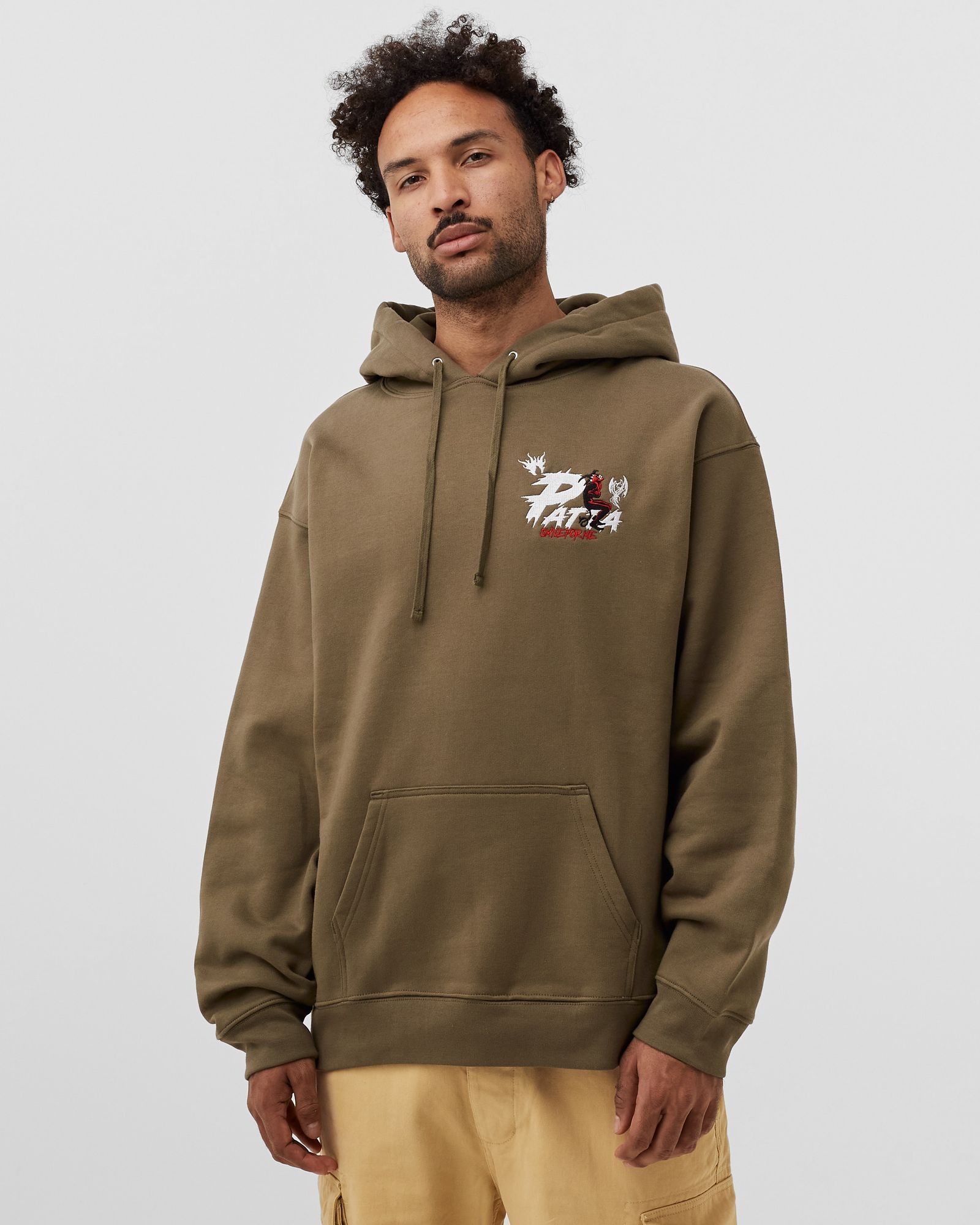 PATTA SMILE FOR ME BOXY HOODED SWEATER
