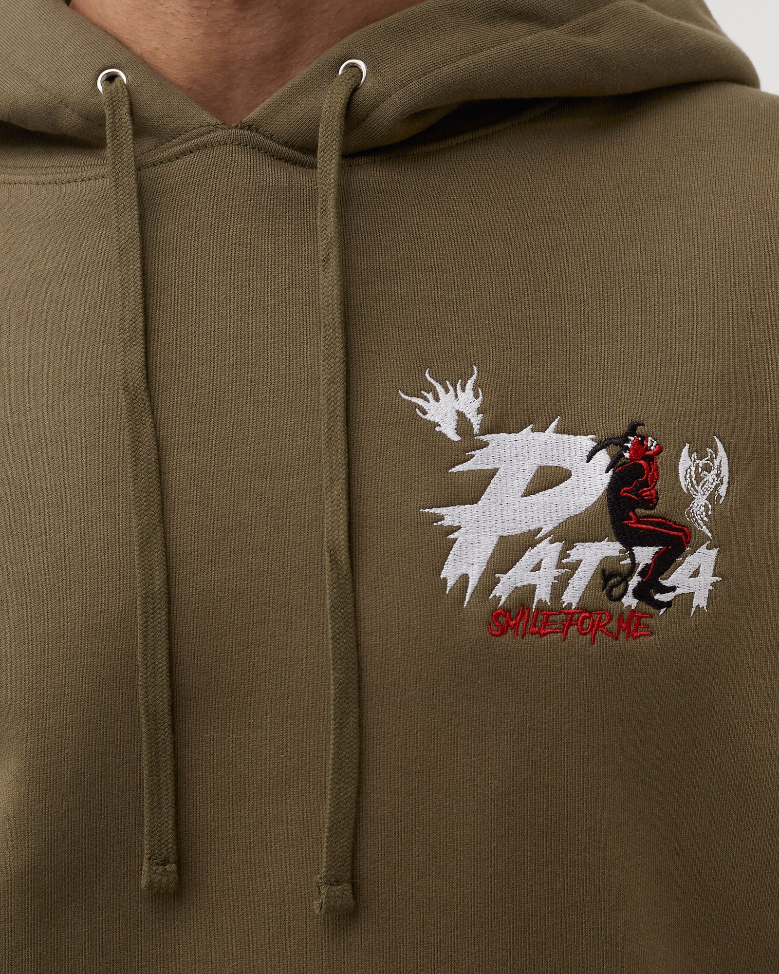 PATTA SMILE FOR ME BOXY HOODED SWEATER