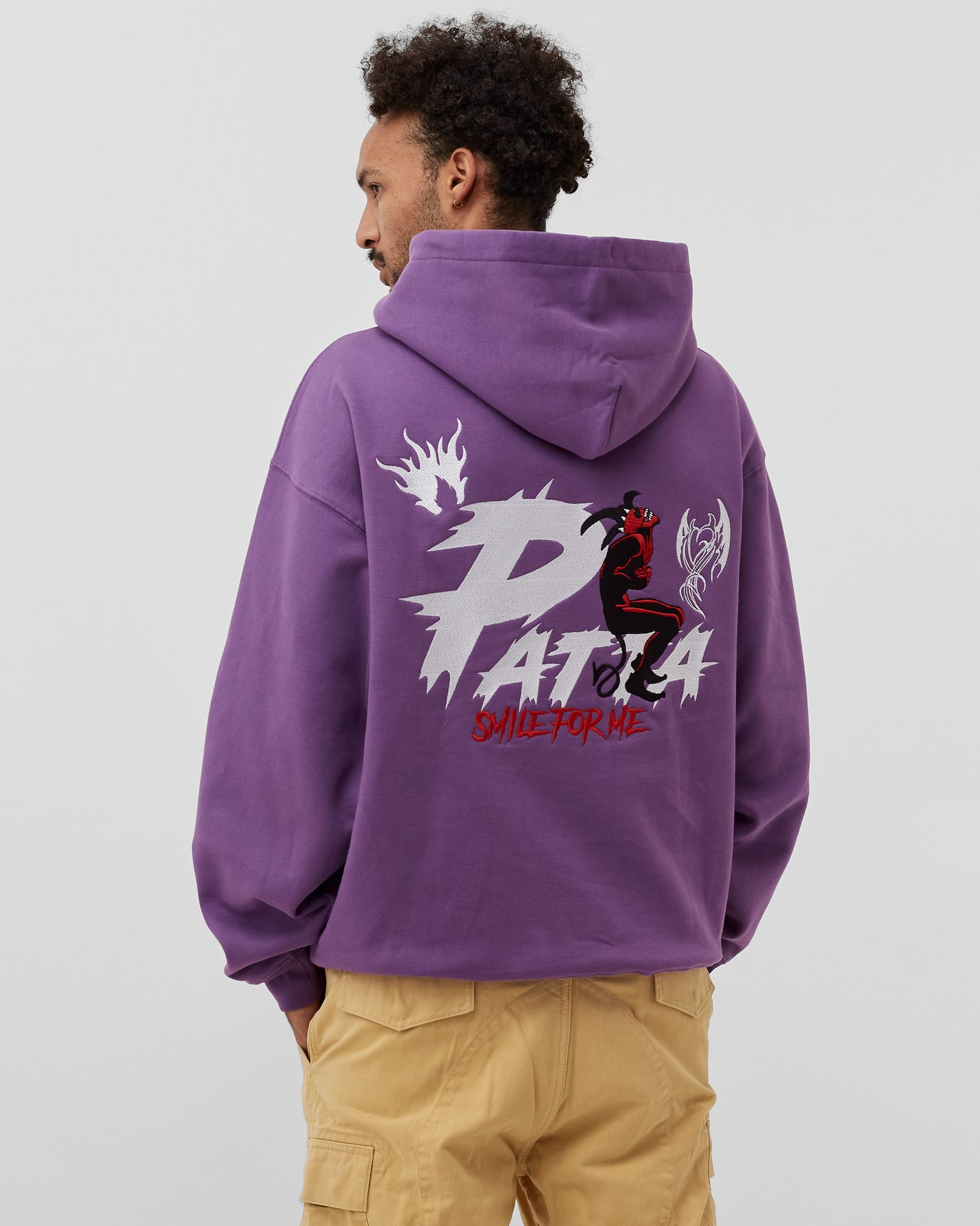 PATTA SMILE FOR ME BOXY HOODED SWEATER