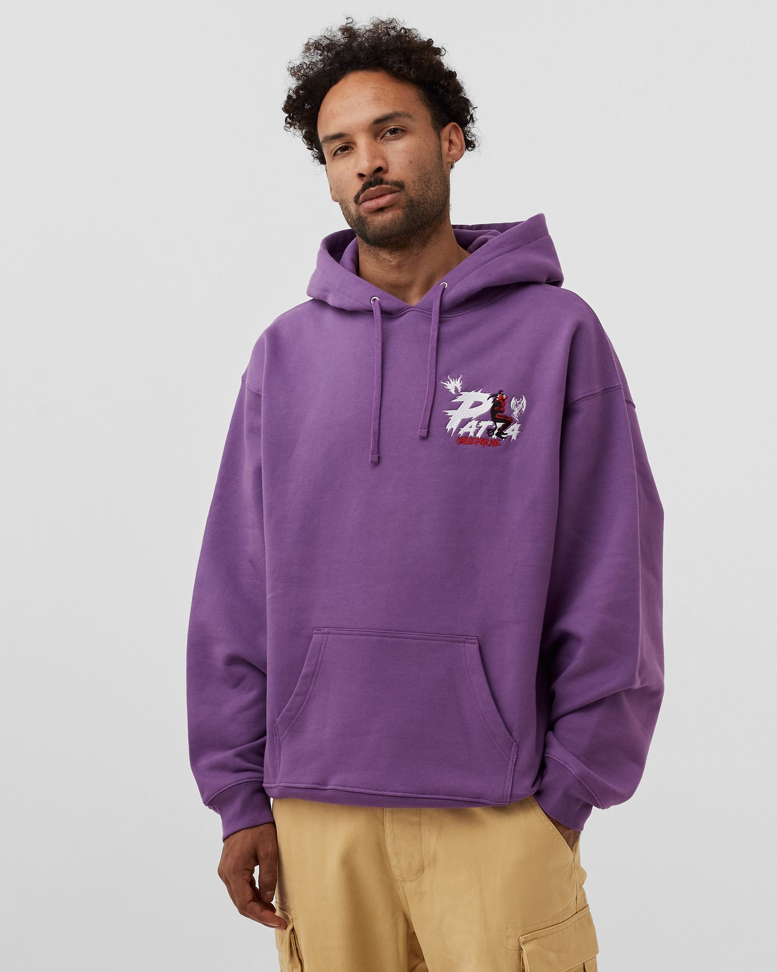 PATTA SMILE FOR ME BOXY HOODED SWEATER
