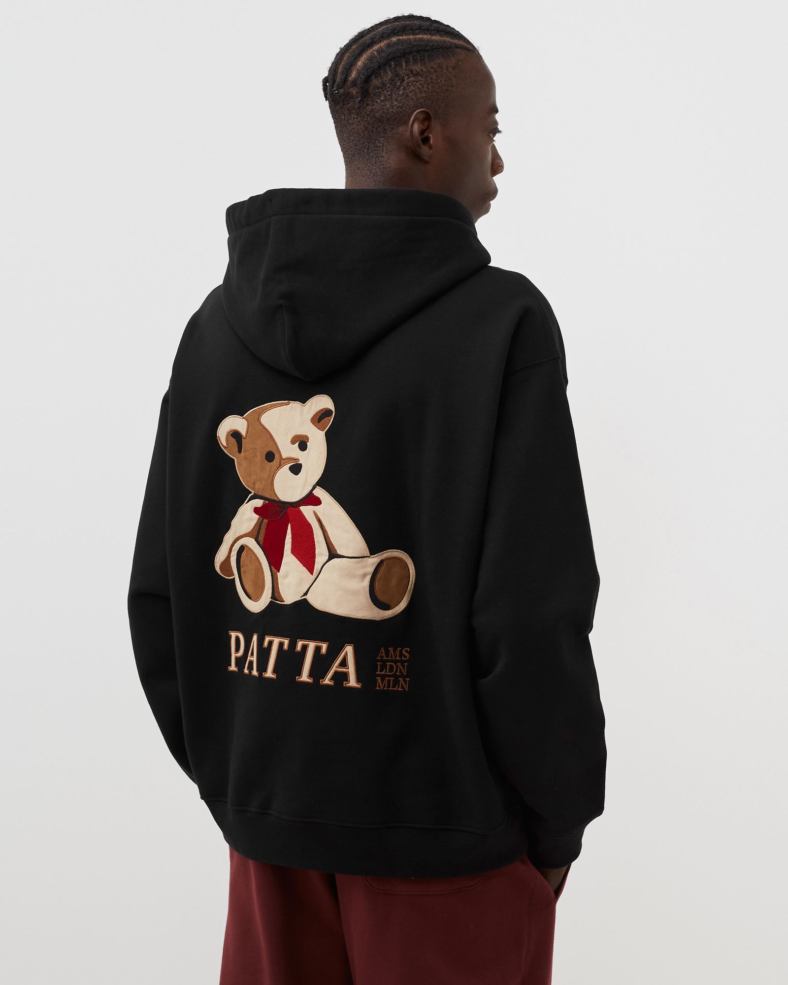 PATTA TEDDY BEAR BOXY HOODED SWEATER