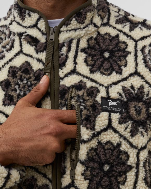 PATTA WALL FLOWER FLEECE JACKET