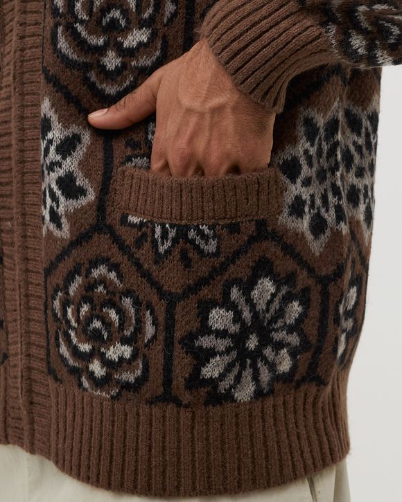 PATTA WALL FLOWER KNITTED ZIP CARDIGAN