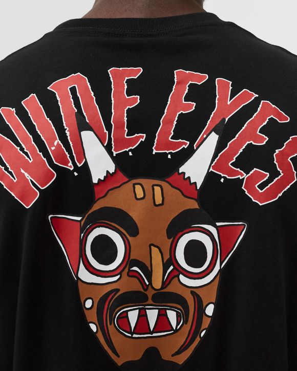 2025.6/15発売 argue/PREMIUM POISE T-SHIRTS PATTA PATTA WIDE EYES WASHED T-SHIRT Black | BSTN Store