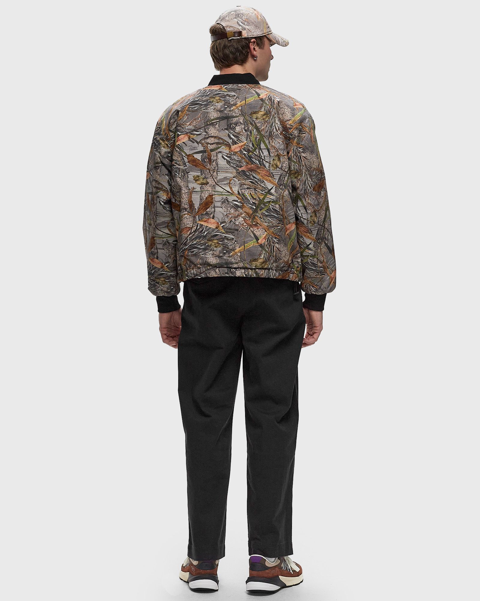 Patta Nature Print Reversible Canvas Bomber Jacket