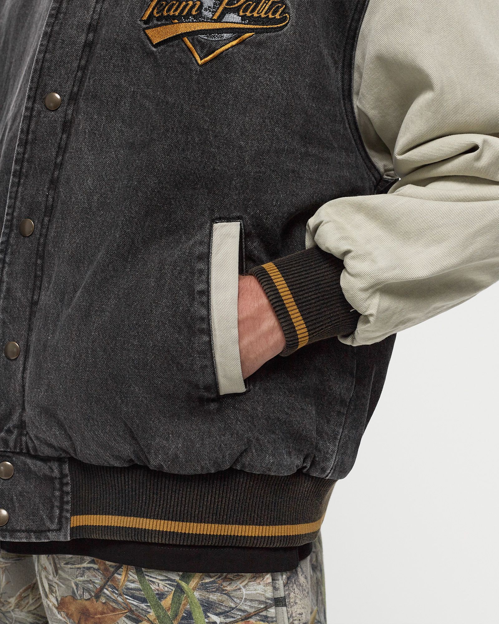 Patta Homerun Denim Varsity Jacket