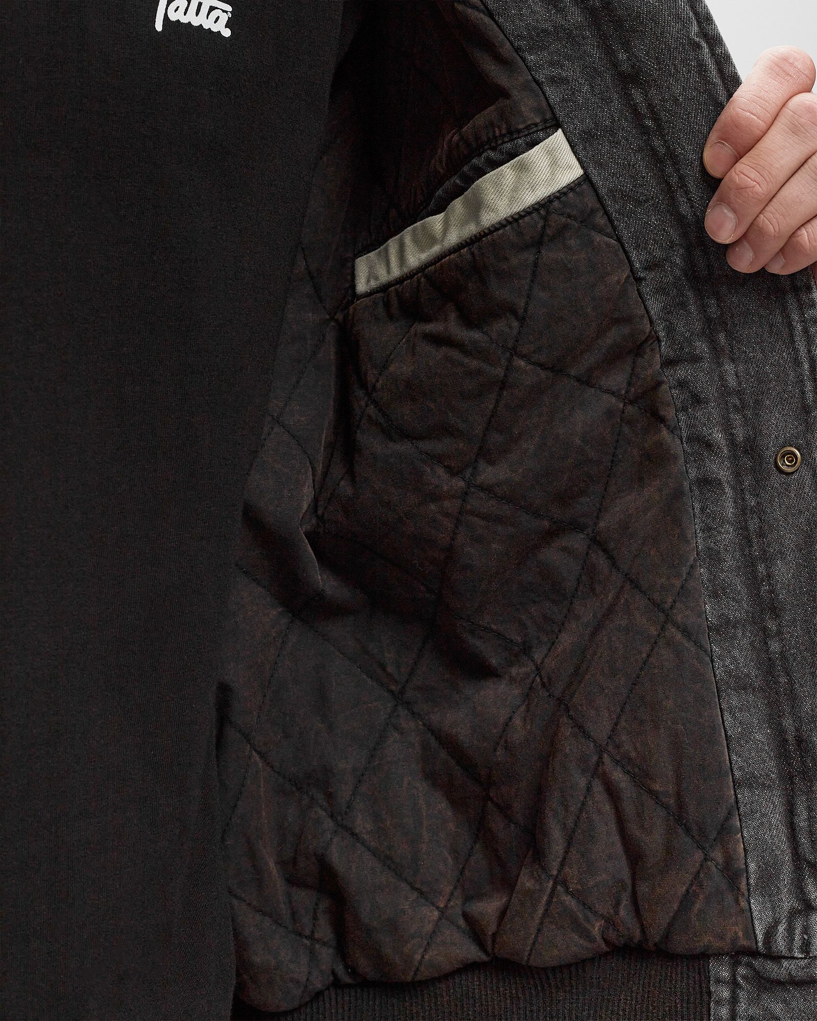 Patta Homerun Denim Varsity Jacket