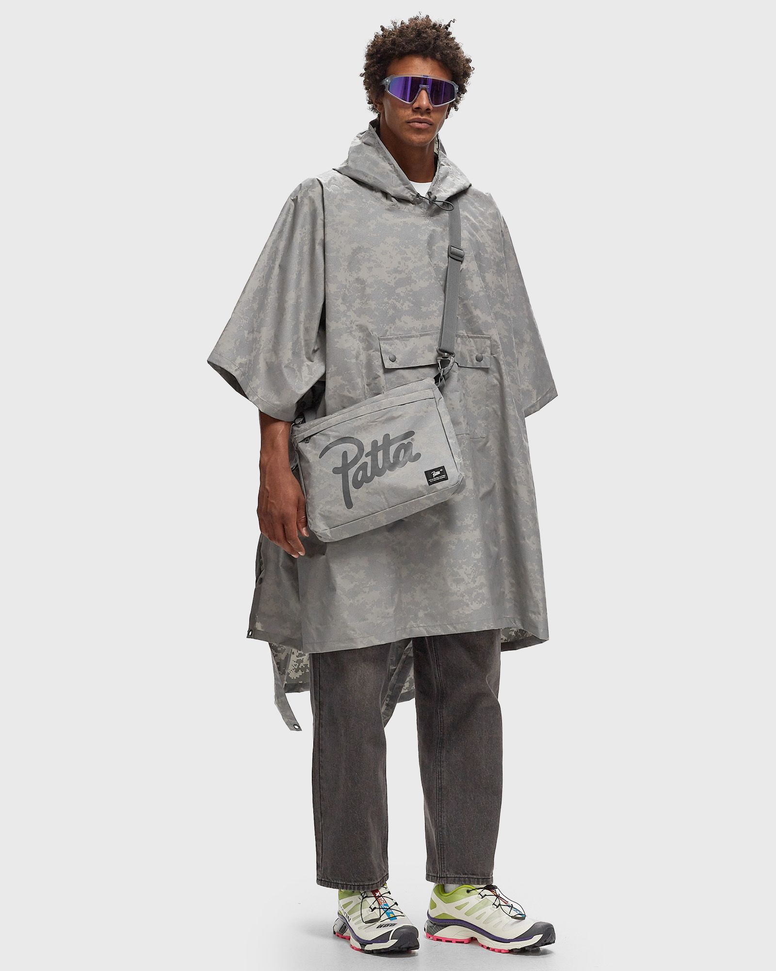 Patta Digi Camo Poncho and Shoulder Bag Set