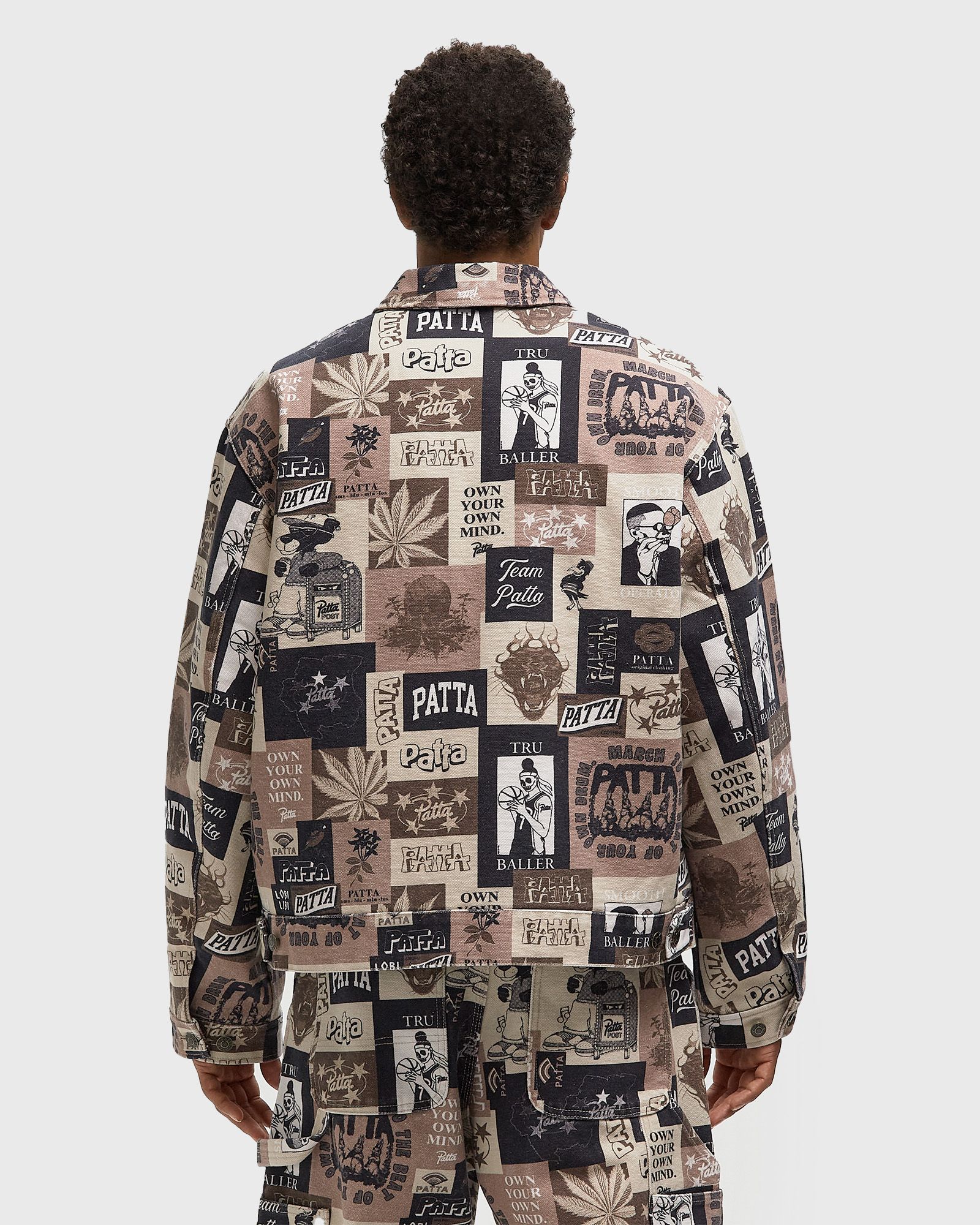 Collage Insulated Canvas Jacket