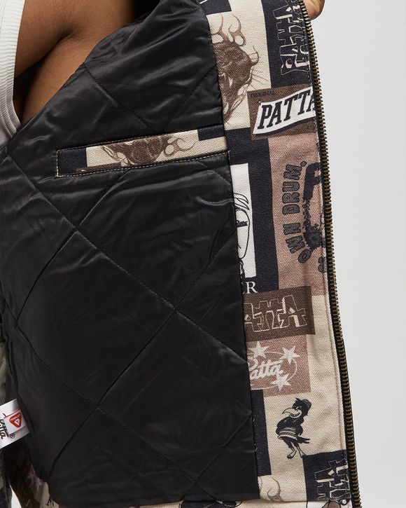 Collage Insulated Canvas Jacket