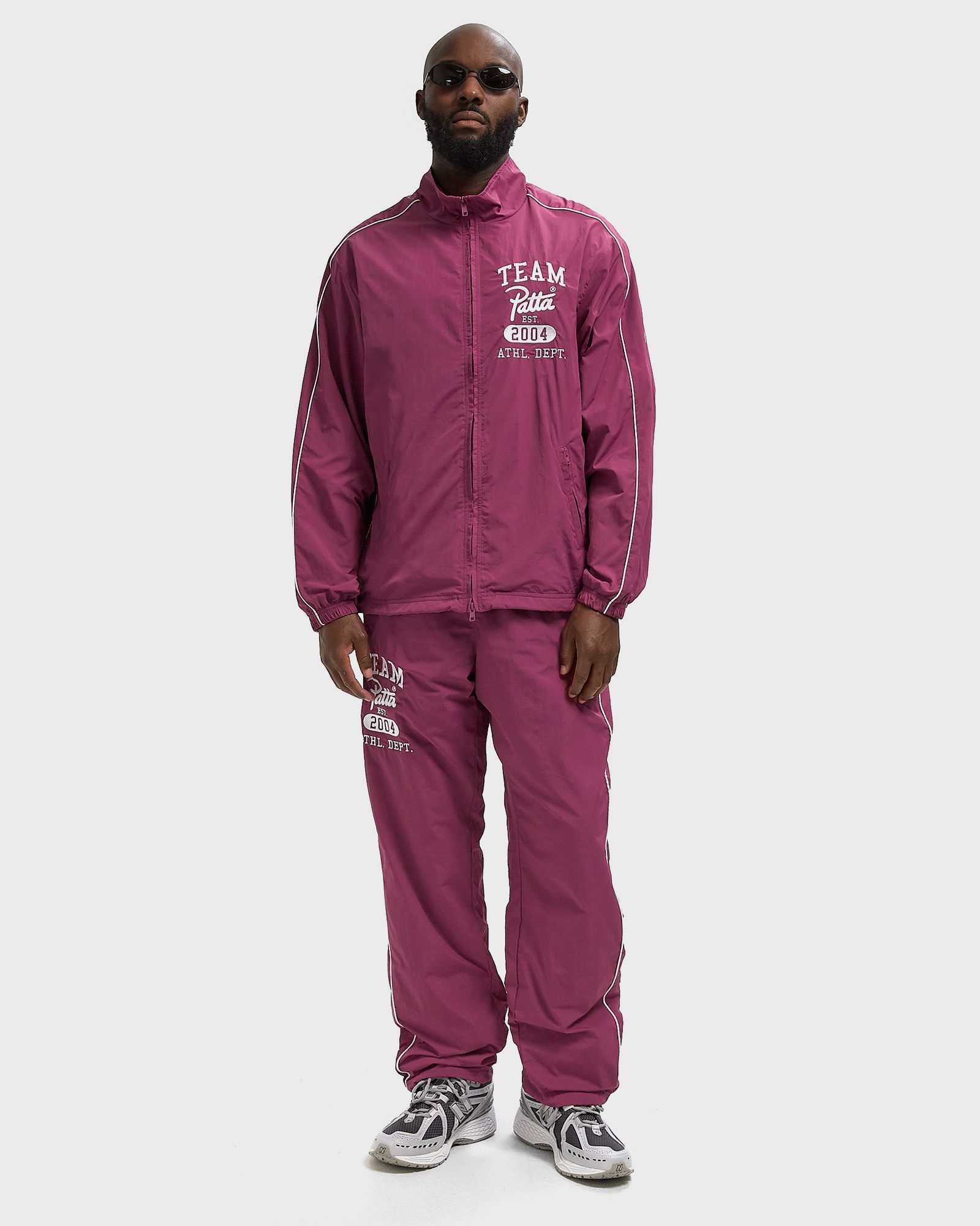 Athletic Nylon Track Jacket