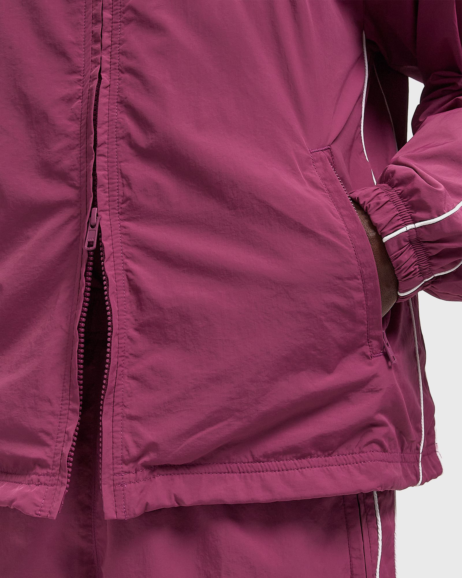 Athletic Nylon Track Jacket