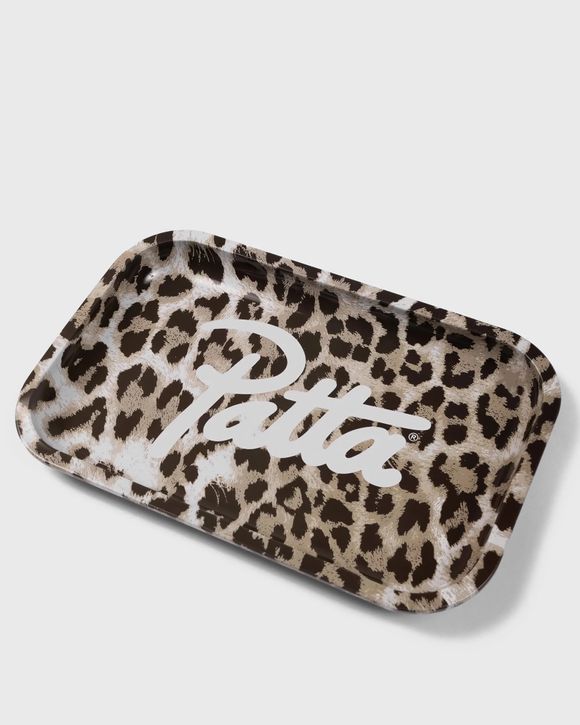 Leopard Print Rolling Tray