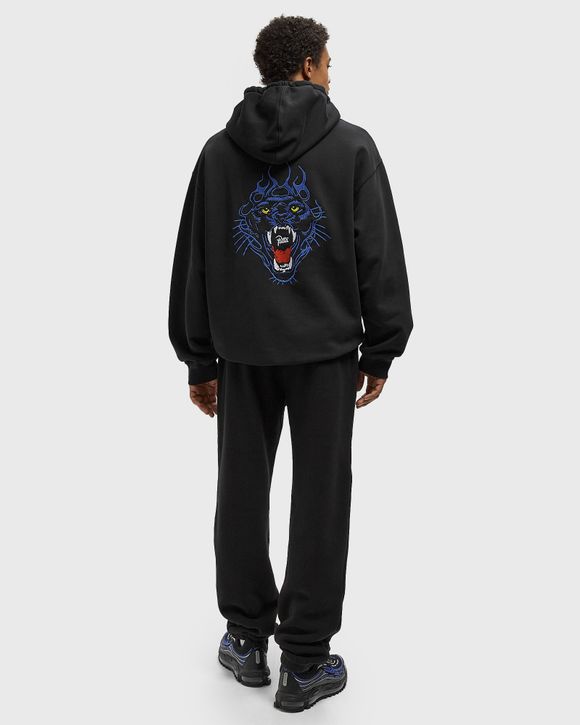 Thumbnail - Embroidered Fire Panther Hooded Sweater