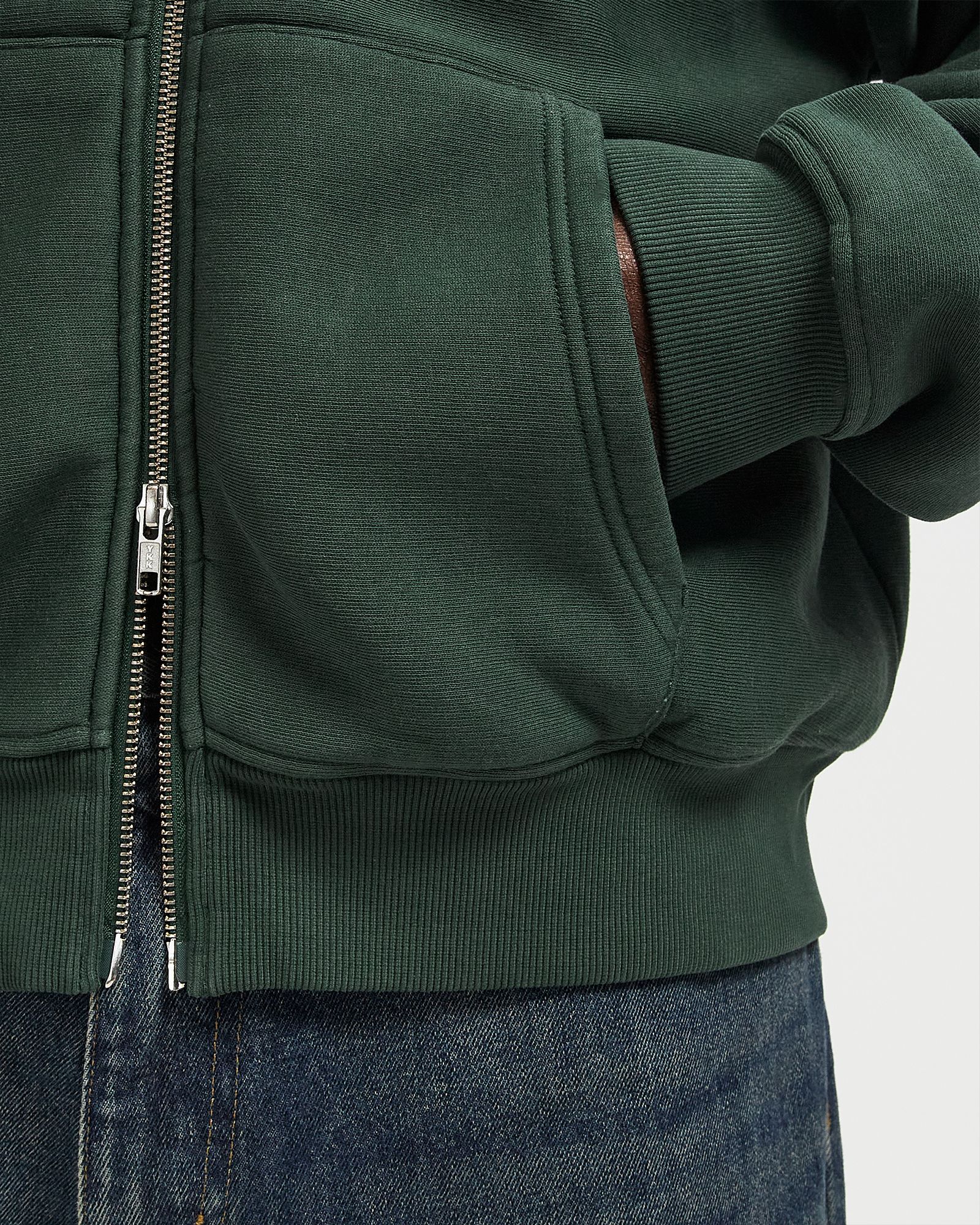 Classic Zip Up Hooded Sweater