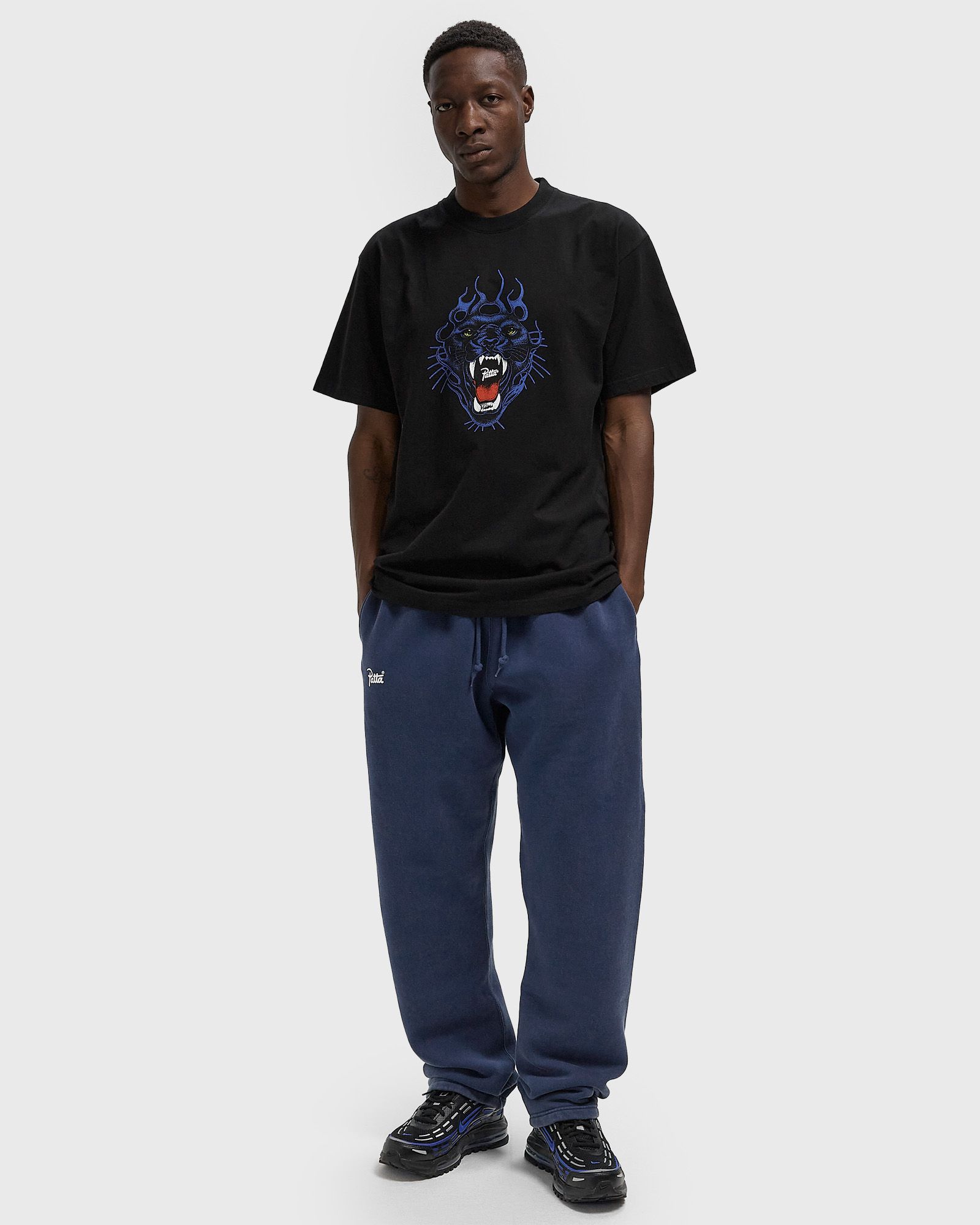 Classic Acid Washed Straight Leg Jogging Pants