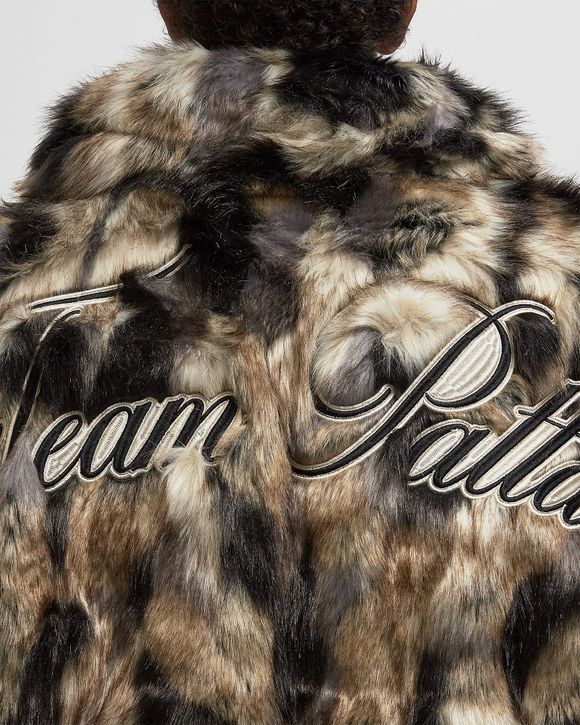Faux Fur Patchwork Jacket