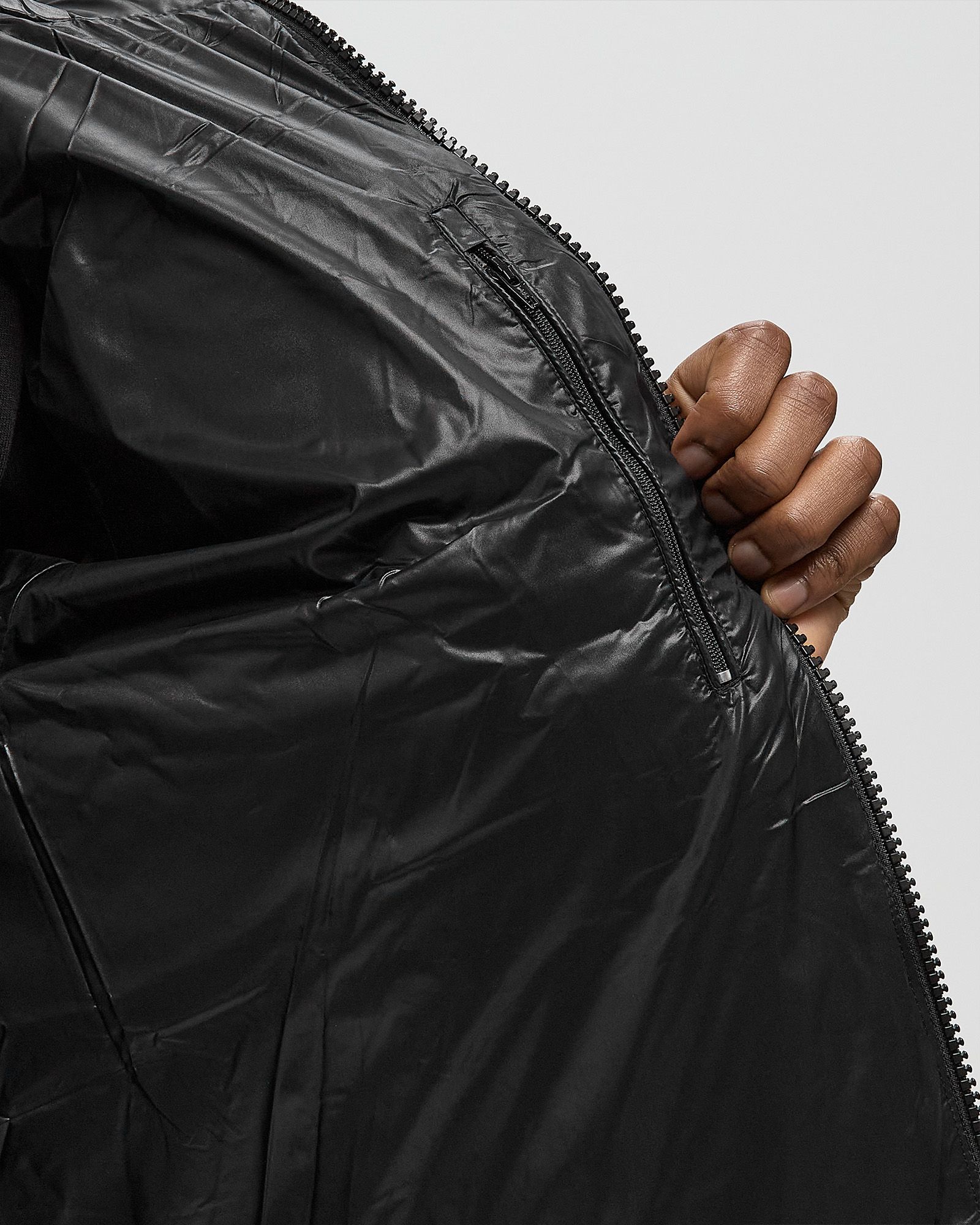 Quilted Script Logo Puffer Jacket